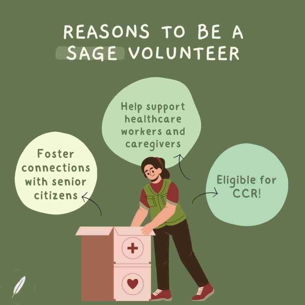 Reasons To Volunteer Infographic